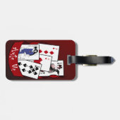 Étiquette À Bagage Ante vers le haut (Dos horizontal)