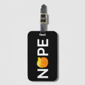 Étiquette À Bagage Anti-Trump - Nope Halloween Edition I (Devant Vertical)