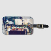 Étiquette À Bagage * AP12 Italia Scooter Florence Italien Cobblestone (Devant Horizontal)