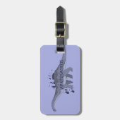 Étiquette À Bagage Apatosaure (Devant Vertical)