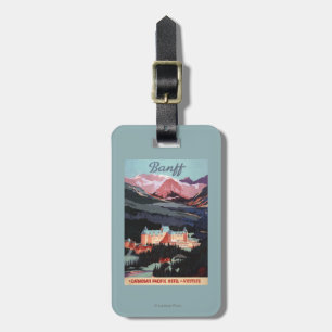 Étiquette À Bagage Aperçu de l'affiche de Fairmont Banff Springs