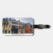 Étiquette À Bagage Aperçus d'étiquette de bagage de Charleston (Dos horizontal)