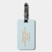 Étiquette À Bagage Aperol O'Clock (Dos Vertical)