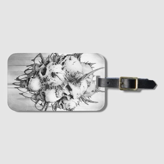 Étiquette À Bagage Apparition de la mort (Devant Horizontal)