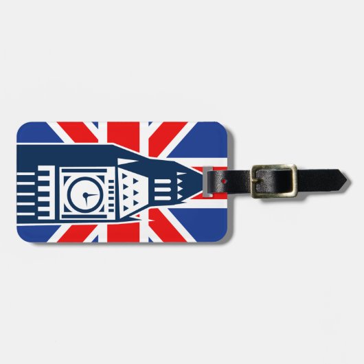 Étiquette À Bagage Appel de Londres (Devant horizontal)