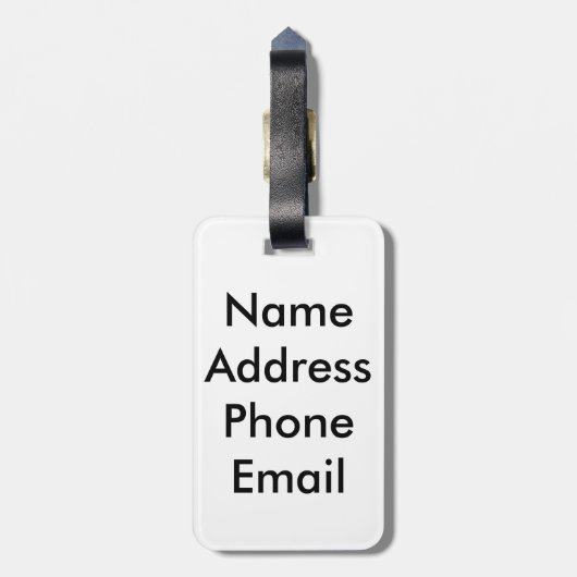 Étiquette À Bagage Appel de Londres (Dos Vertical)