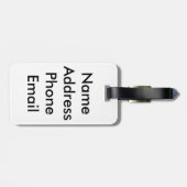 Étiquette À Bagage Appel de Londres (Dos horizontal)