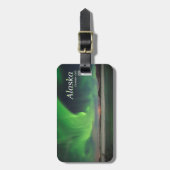 Étiquette À Bagage Appel du rideau de l'Alaska (Devant Vertical)