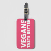 Étiquette À Bagage Appel Végétalien (Devant Vertical)
