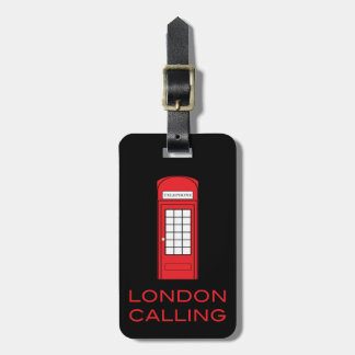 Étiquette À Bagage APPELER de LONDRES - étiquette de bagage