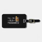 Étiquette À Bagage Appelez-moi vieux mode (Devant horizontal)