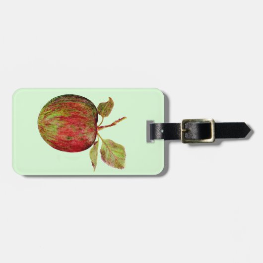 Étiquette À Bagage Apple (Devant horizontal)