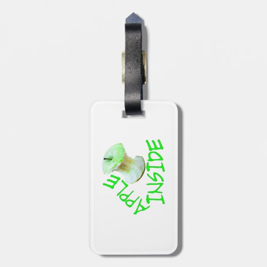 Étiquette À Bagage Apple à l'intérieur (Dos Vertical)