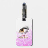 Étiquette À Bagage Apple de My Eye Eyelashes (Dos Vertical)