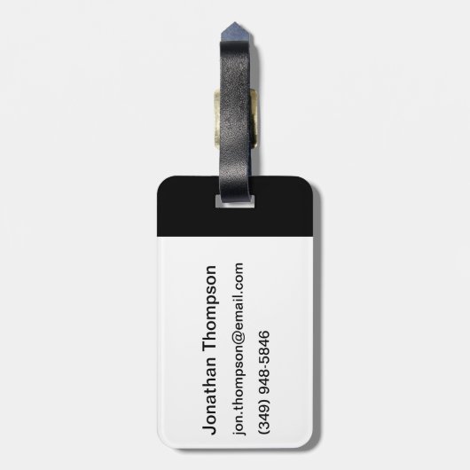 Étiquette À Bagage Apple pi (Dos Vertical)