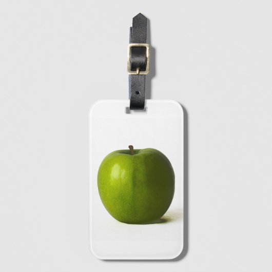 Étiquette À Bagage Apple verte bc ltcnm (Devant Vertical)