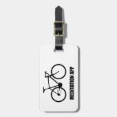 Étiquette À Bagage Application de méditation de vélo (Devant Vertical)
