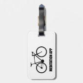 Étiquette À Bagage Application de méditation de vélo (Dos Vertical)