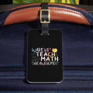 Étiquette À Bagage Appréciation de l'enseignant en mathématiques - So
