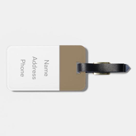 Étiquette À Bagage April Fool, 1948 (Dos horizontal)