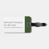 Étiquette À Bagage Aqua Ados des vilains de la force de la faim (Dos horizontal)