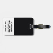 Étiquette À Bagage Aquaman | Graphique d'Atlanteans "Unite The Kingdo (Dos horizontal)