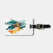 Étiquette À Bagage Aquaman | Modernist Aquaman Collage (Devant horizontal)