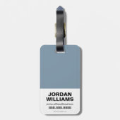 Étiquette À Bagage Aquaman | Orme Roi d'Atlantis Graphic (Dos Vertical)