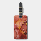 Étiquette À Bagage aquarelle 3 d'arrière - plan (Devant Vertical)