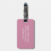 Étiquette À Bagage Aquarelle Venice Italie Gondola (Dos Vertical)