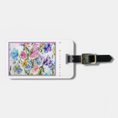 Étiquette À Bagage Aquarelles Whimsical (Devant horizontal)