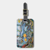 Étiquette À Bagage Aquarium d'eau salée (Devant Vertical)