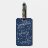 Étiquette À Bagage Aquarius (Dos Vertical)