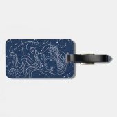 Étiquette À Bagage Aquarius (Dos horizontal)