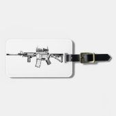 ÉTIQUETTE À BAGAGE AR15 (Devant horizontal)