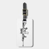 ÉTIQUETTE À BAGAGE AR15 (Devant Vertical)