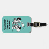 Étiquette À Bagage Arachides Gang Lifting Snoopy (Devant horizontal)