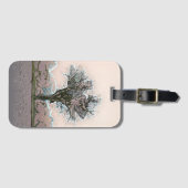 ÉTIQUETTE À BAGAGE ARBRE (Devant Horizontal)