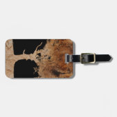 Étiquette À Bagage Arbre à bois (Devant horizontal)