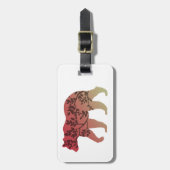 Étiquette À Bagage Arbre à ours (Devant Vertical)