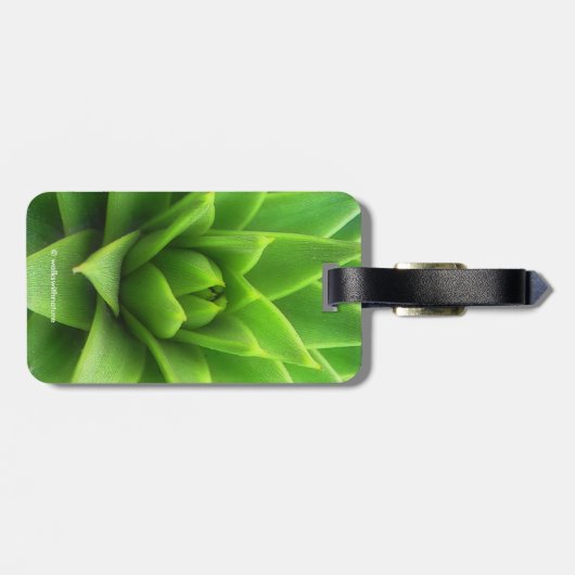 Étiquette À Bagage Arbre à puzzle de singe à pin chilien (Dos horizontal)