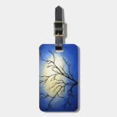 Étiquette À Bagage Arbre Abstrait - Art Moderne (Devant Vertical)