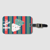 Étiquette À Bagage Arbre de Noël Épingles de biscuits (Devant Horizontal)