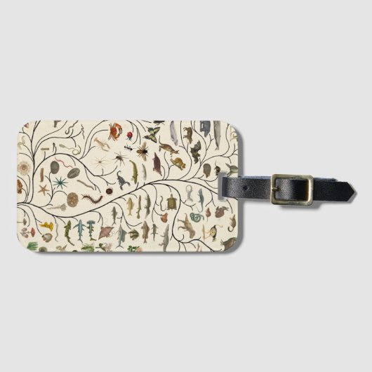 Étiquette À Bagage Arbre de vie (Devant Horizontal)