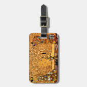 Étiquette À Bagage Arbre de vie par Gustav Klimt Fine Art (Devant Vertical)