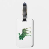 Étiquette À Bagage Arbre d'orignal (Dos Vertical)