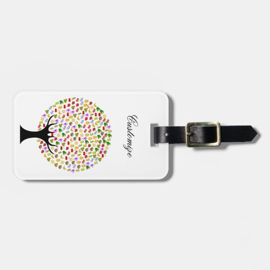 Étiquette À Bagage Arbre multifruit Thunder_Cove (Devant horizontal)