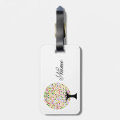 Étiquette À Bagage Arbre multifruit Thunder_Cove (Dos Vertical)