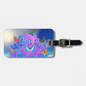 Étiquette À Bagage Arbre papillon (Devant horizontal)