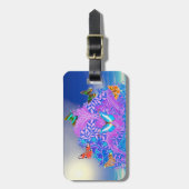 Étiquette À Bagage Arbre papillon (Devant Vertical)